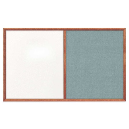 United Visual Products Slim Style Indoor Enclosed Corkboard, 24 UV502SC-BRONZE-BLACK